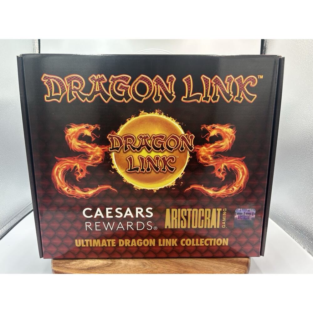 Dragon Link Caesars Rewards Promo Set Backpack & Tumbler Aristocrat Gaming New